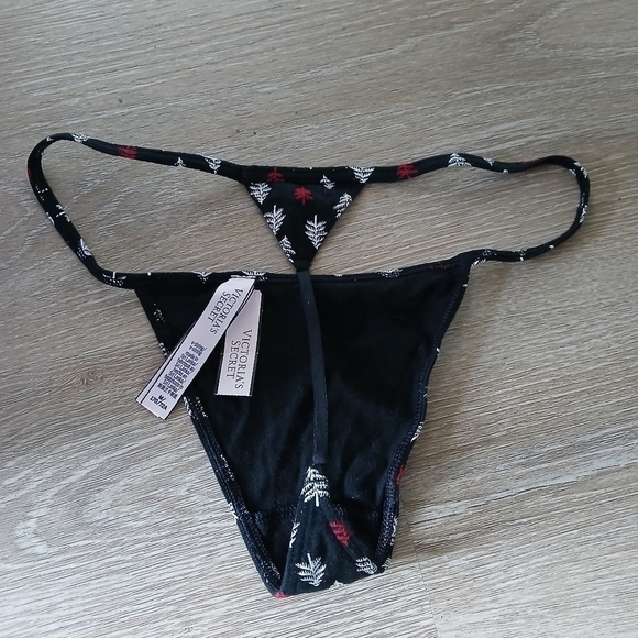 Victoria's Secret Christmas Trees V String Panty M - Picture 6 of 15